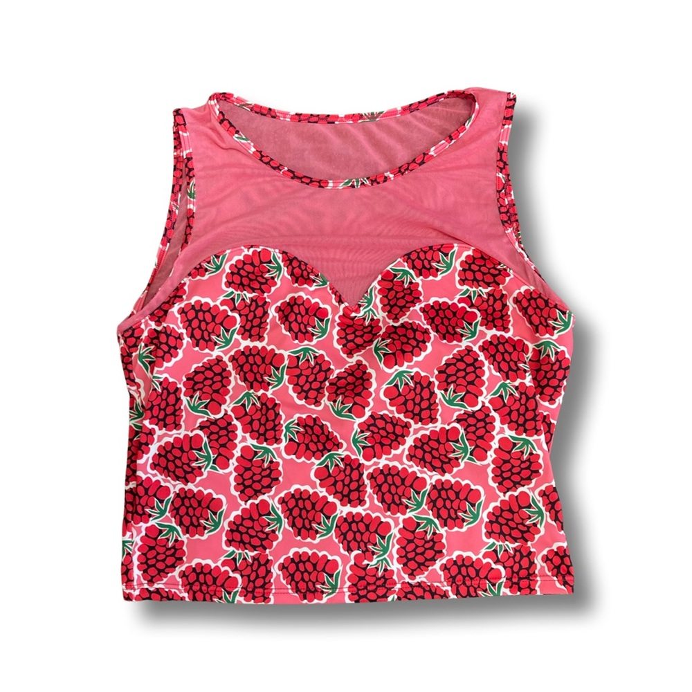 Kortni Jeane netted sweetheart top